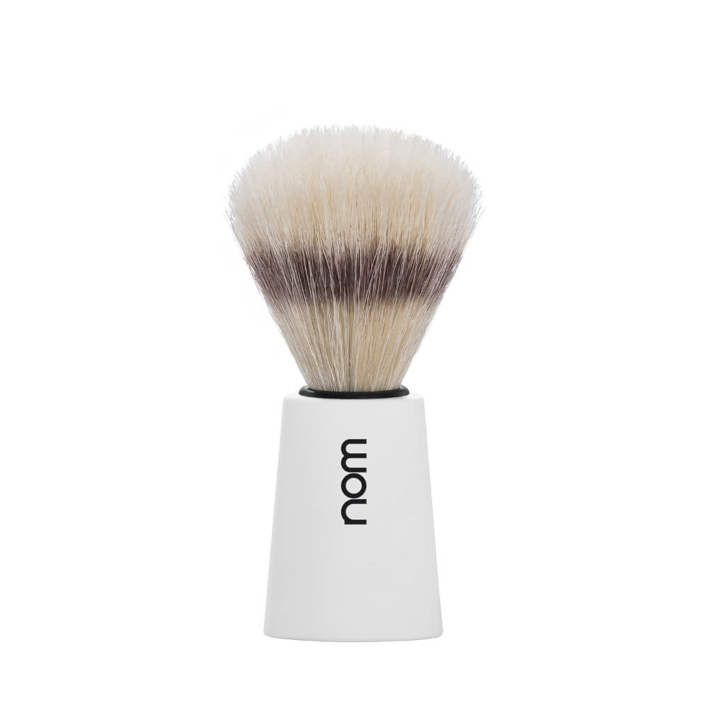 Nom Shaving Barberkost  Carl  Natural Bristle  White
