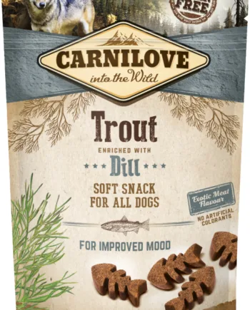 Carnilove Semi Moist Snack   Bløde Hundegodbidder Med ørred Og Dild