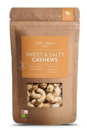 Guru Snack økologisk Sweet    Salty Cashew  100g