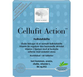 New Nordic Skin Care Cellufit Action  Bull  60 Tabl