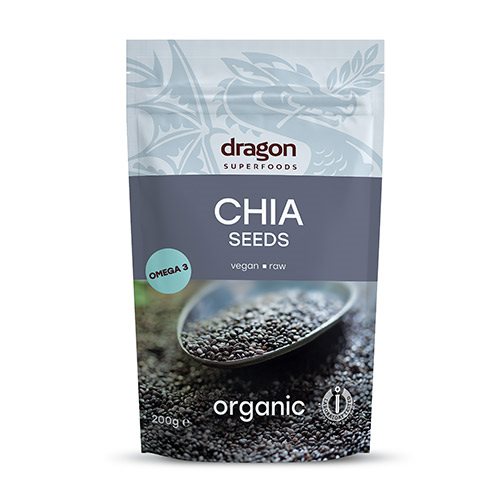 Chia Frø økologisk Dragon Food   200 Gram