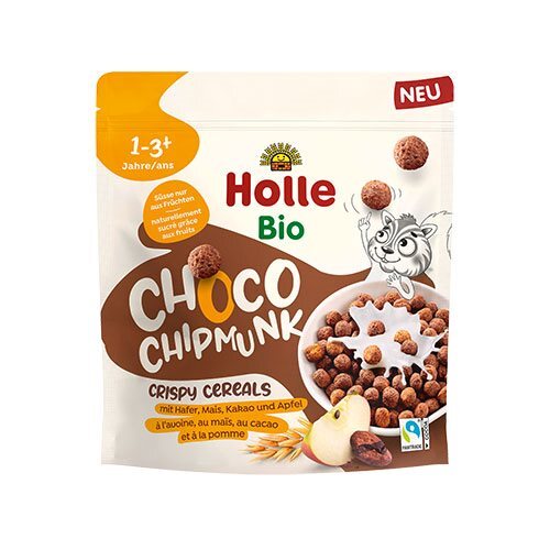 Holle Choco Chipmunk økologisk   125 Gram