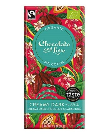 Chokolade Creamy Dark 55  ø  80 G