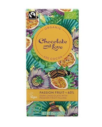 Chocolate And Love Chokolade Med Passionsfrugt Fyld ø  85g
