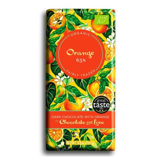Chocolate And Love Chokolade Orange 65  ø  80g