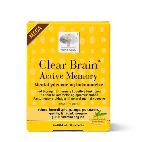 New Nordic Clear Brain Active Memory Mega  30tab