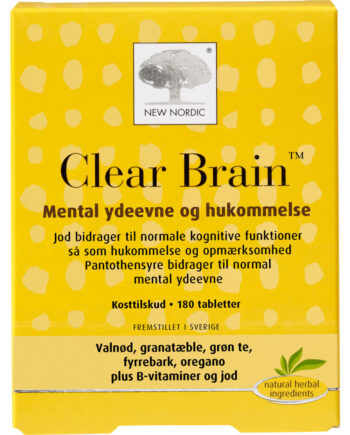 New Nordic Clear Brain 180 Tabl    2 For 759