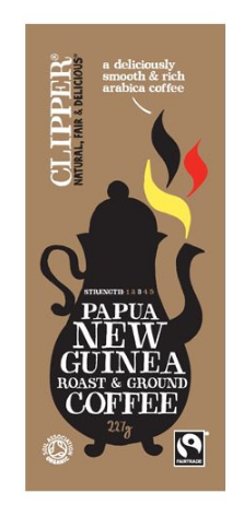 Kaffe Papua New Guinea Malet ø Clipper  227 G