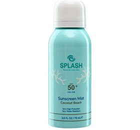 Splash Coconut Beach Sunscreen Mist Spf50 Travel Size   75 Ml  Solcreme