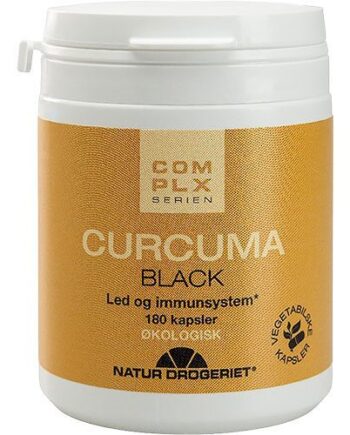 Curcuma Black ø M  Gurkemeje Og Sort Peber  180 Kap   108 G