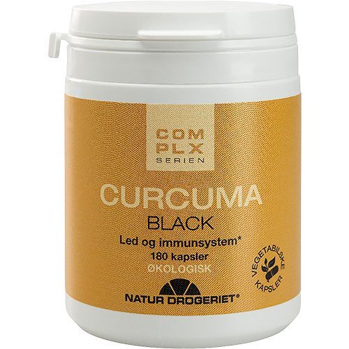 Curcuma Black ø M  Gurkemeje Og Sort Peber  180 Kap   108 G