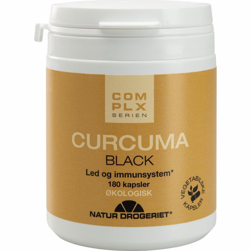 Curcuma Black ø M  Gurkemeje Og Sort Peber   180 Kapsler