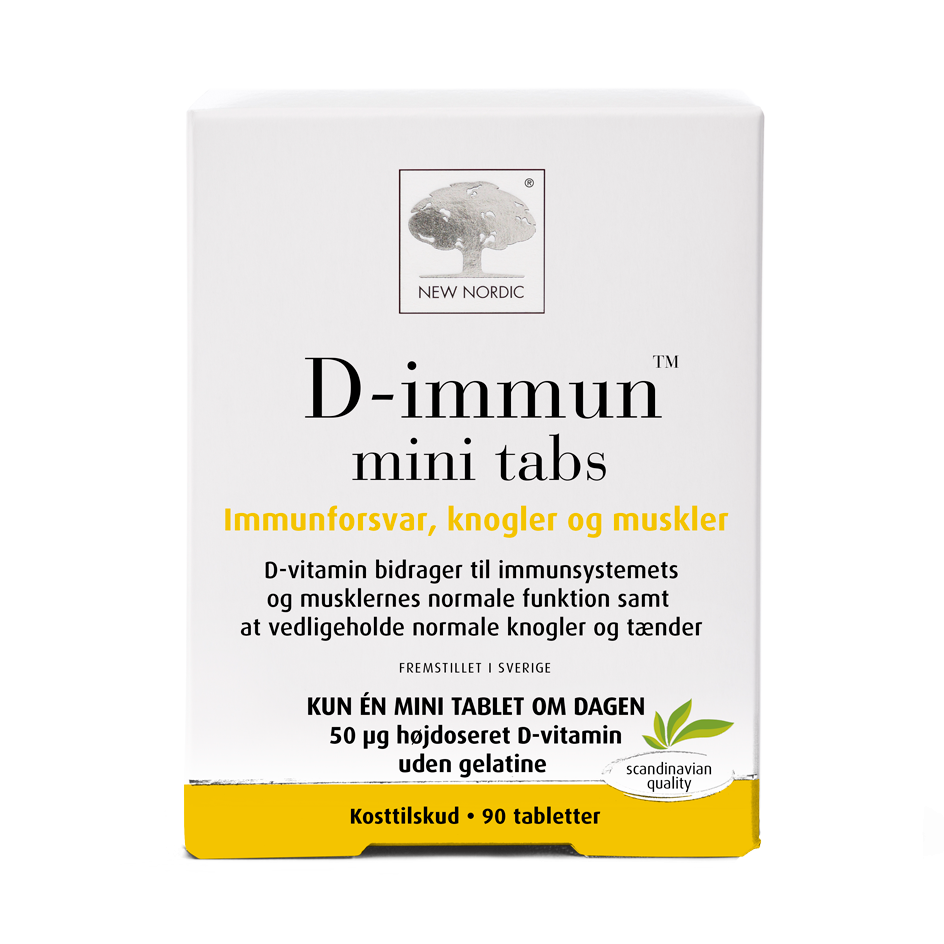 New Nordic D Immun Mini Tabs 90 Tabletter