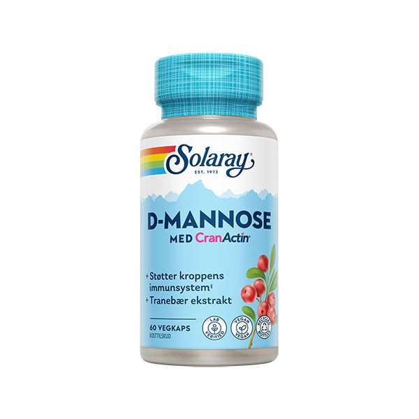 Solaray D Mannose M  Cranactin 60 Kapsler