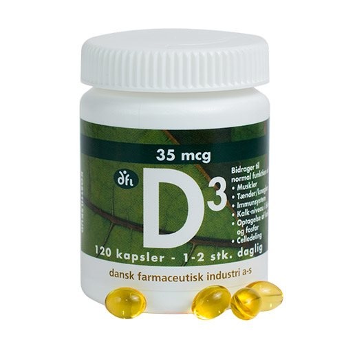 D Vitamin 35 Mcg Dfi   120 Kapsler