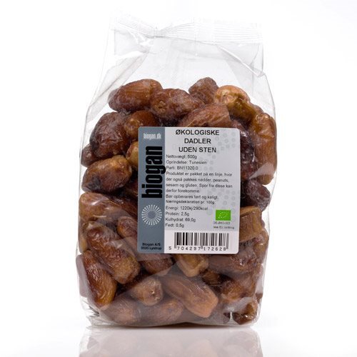 Dadler U  Sten økologisk   500 Gram