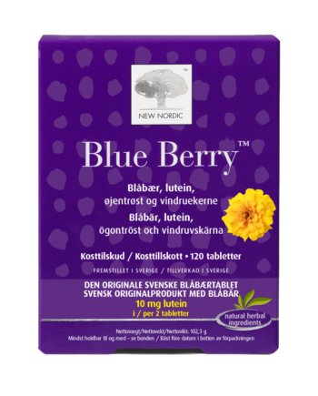 New Nordic Blue Berry Original 120 Tabletter