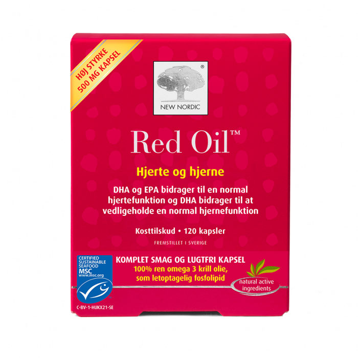 New Nordic Red Oil Omega 3 120 Kapsler   2 For 550
