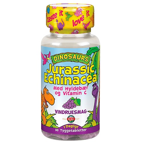 Kal Dinosaurs Echinacea Tygge Børn Bull 30 Tab Udløb 10 25