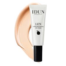 Idun Minerals   Len Extra Light Farvet Dagcreme