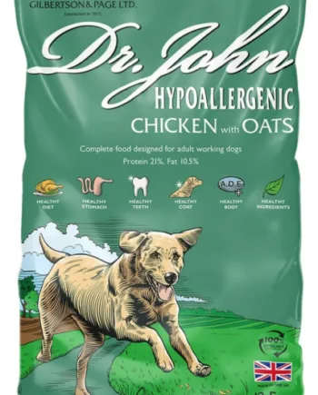 12 5 Kg Dr  John Hypoallergenic Chicken   Hvedefrit Foder Med Kylling