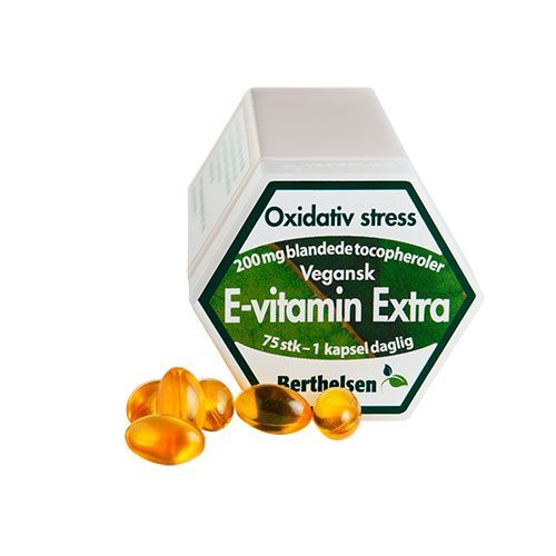 E Vitamin Extra 200mg   75 Kapsler