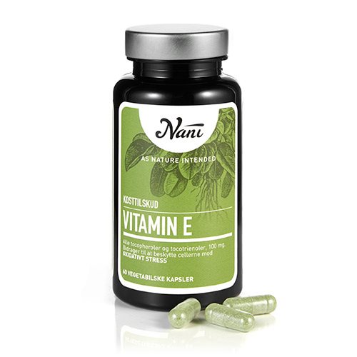 E Vitamin Nani   60 Kapsler