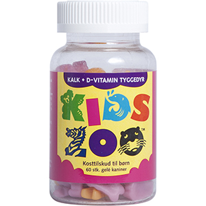 Kids Zoo Kalk   D Vitamin 60 Stk