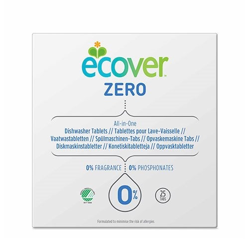 Ecover Opvasketabs All In One Zero   500 Gram