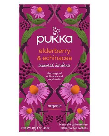 Pukka Elderberry   Echinacea Te øko    20 Breve