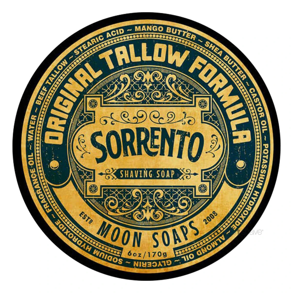 Moon Soaps Barbersæbe Sorrento 170 Gr