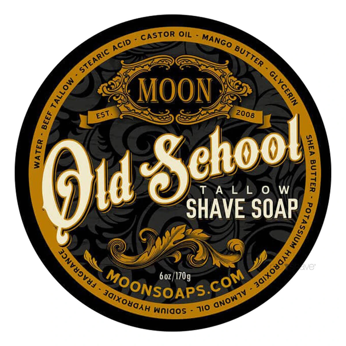 Moon Soaps Barbersæbe Old School 170 Gr