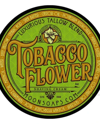 Moon Soaps Barbercreme  Tobacco Flower  170 Gr