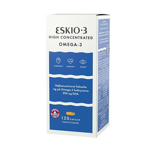 Eskio 3 High Concentrated Omega 3   120 Kapsler