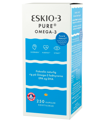 Eskio 3 Pure Omega 3 250 Kapsler