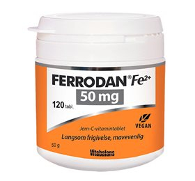 Vitabalans Ferrodan Fe2   50 Mg   120 Tab