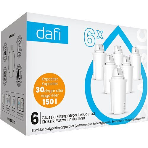 Dafi Filterpatroner 6 Pack