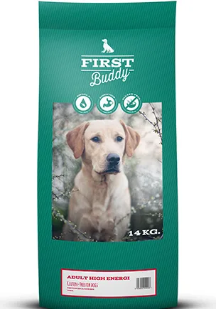 14 Kg First Buddy Adult High Energy   Voksenfoder Med And Og Kanin