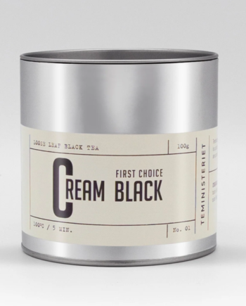 First Choice  Quot Cream Black Quot  Løs Sort Te  80g