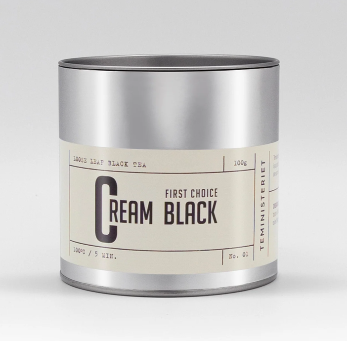 First Choice  Quot Cream Black Quot  Løs Sort Te  80g