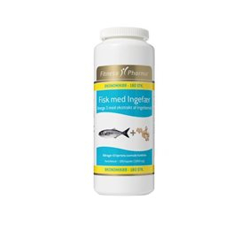 Fitness Pharma Fisk M  Ingefær 180 Kap