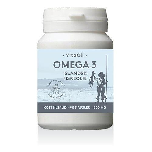 Vitaoil Omega 3 Fiskeoliekapsler  90stk
