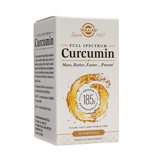 Solgar Full Spectrum Curcumin  30 Kap 36g