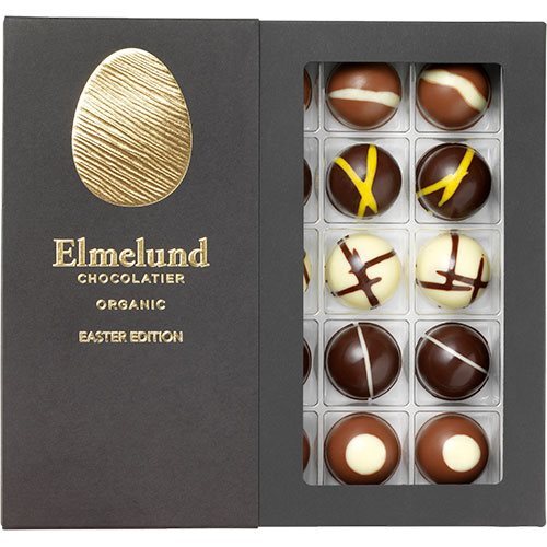 Elmelund Gaveæske M Fyldte Chokolader 25 Stk ø 250g