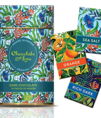Gavedåse Chokolade Seasaltø 30 Stk  3 Var  Chocolate   Love