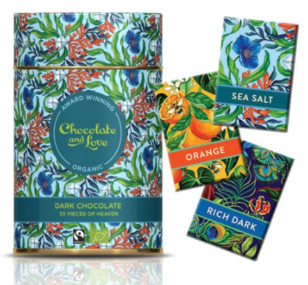 Gavedåse Chokolade Seasaltø 30 Stk  3 Var  Chocolate   Love
