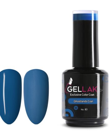Gel Neglelak Blå   15 Ml   Ghostlands Coal No  83   Gellak Dk