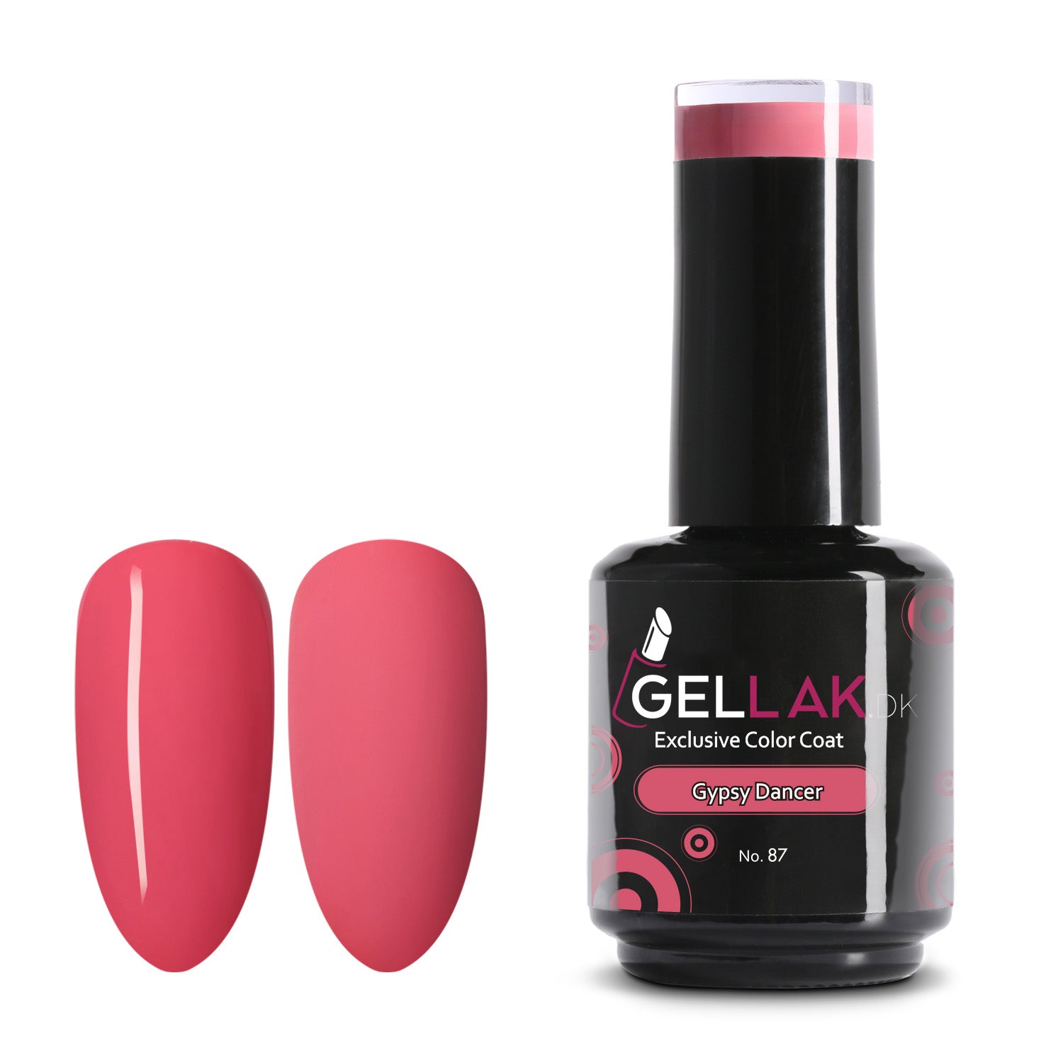 Gel Neglelak Lyserød 15 Ml Gypsy Dancer No 87 Gellak Dk