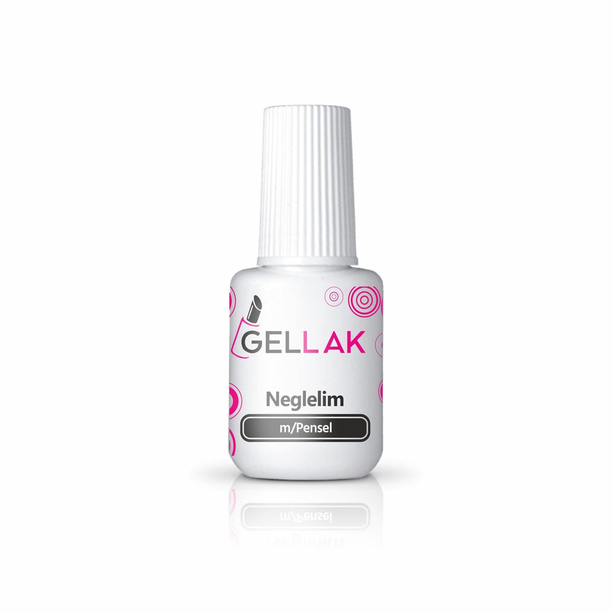 Neglelim   7 5 Ml   Neglelim Med Pensel Til Kunstige   Falske Negle