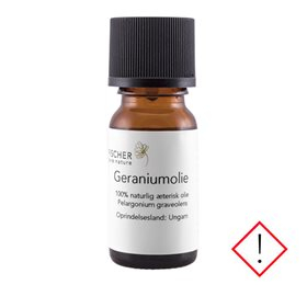 Fischer Pure Nature Geraniumolie æterisk  Bull  10ml
